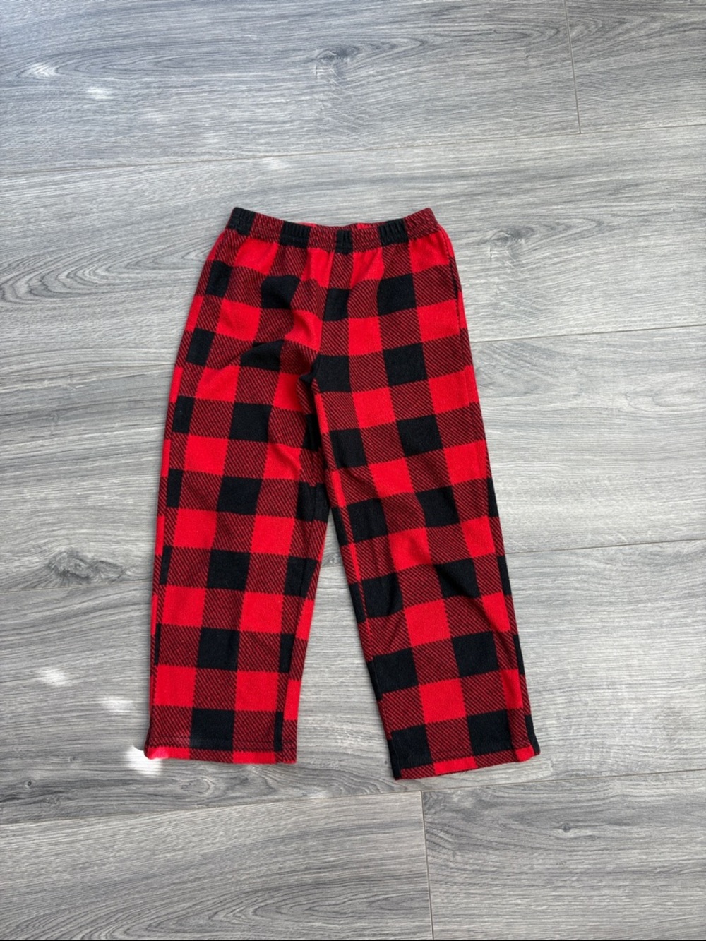 5/$20 Target Wondershop Red and Black Buffalo Plaid Kids Pajama Bottoms